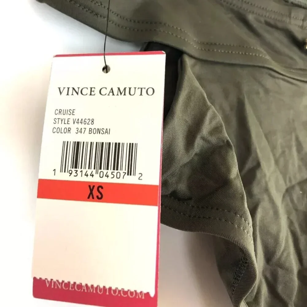 Vince Camuto, Women’s Dark Green Hipster Bikini Bottom, Size Extra Small